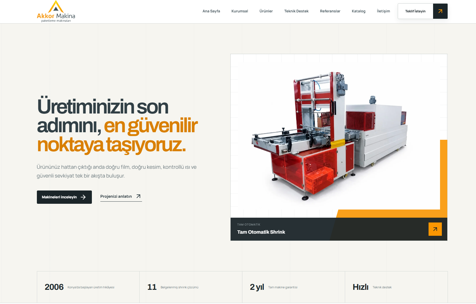 Yarı Otomatik Shrink Paketleme Makinesi Satışı