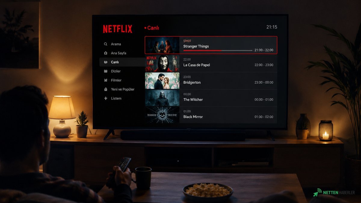 Netflix Sahnesini Yeniden Şekillendiriyor: Canlı Yayınlar ve Tek Nokta Dönüşümü Kapıda!