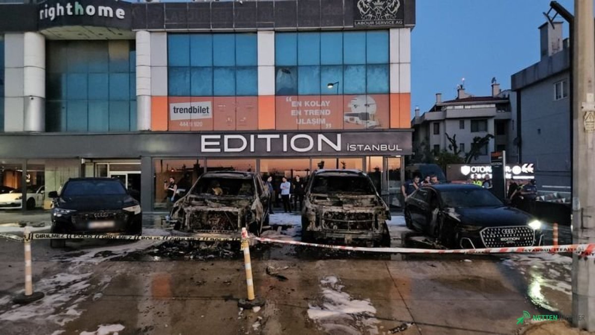 Bakırköy Gecesi Sönmedi: 50 Milyon TL'lik Lüks Otomobiller Alevlere Teslim!