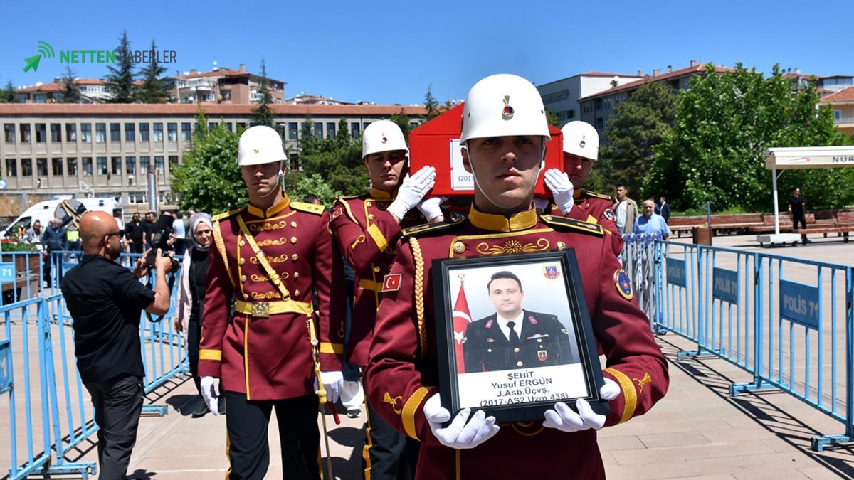 Yol Güvenliği Kahramanı Şehit Astsubay Yusuf Ergün'e Kırıkkale'de Hüzünlü Veda