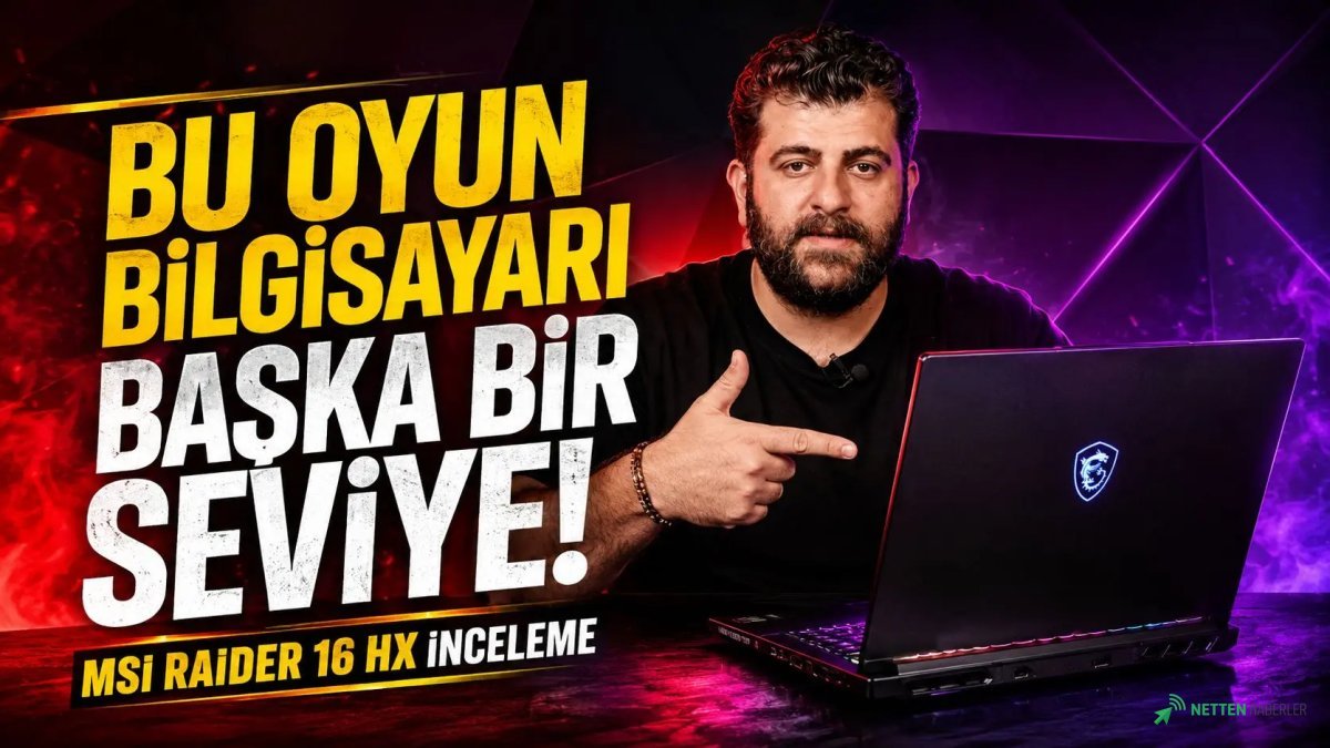Oyun ve Yapay Zeka Sınırlarını Zorlayan MSI Raider 16 HX: RTX 5070 Ti ve Ultra 9 ile Tanışın!