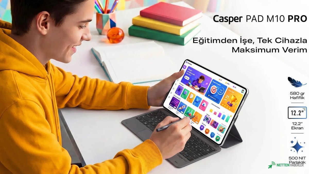 Derslerden Üretkenliğe: Casper PAD M10 Pro İle Dijital Dünyada Devrim!
