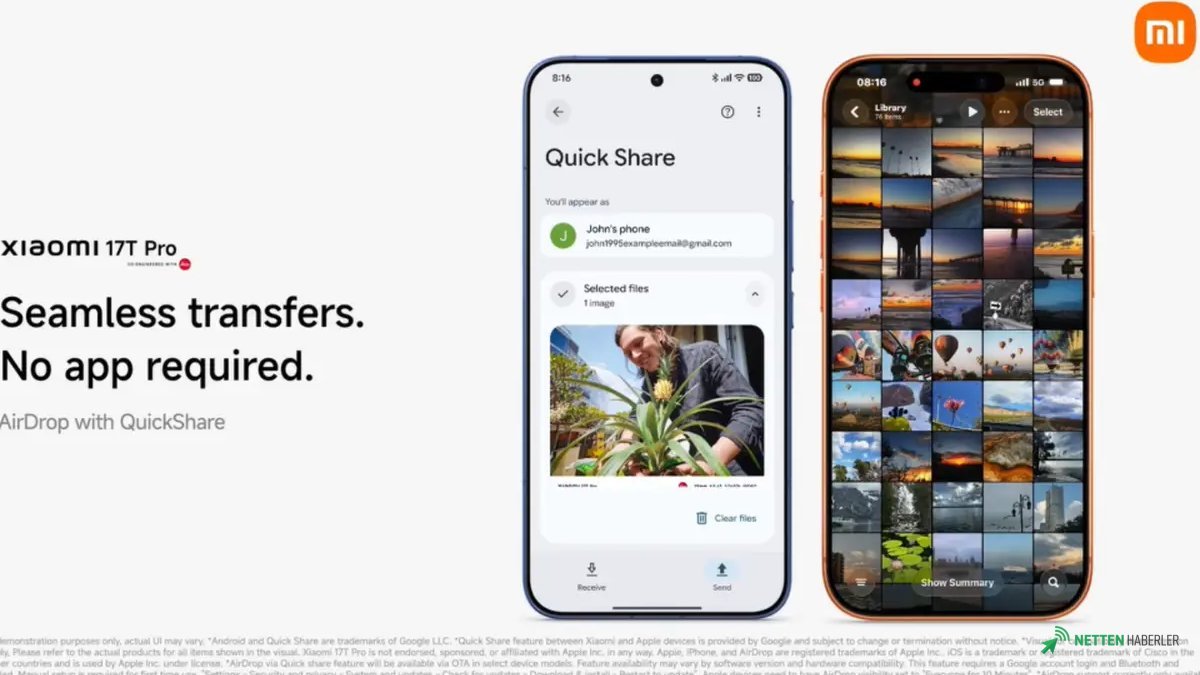 Xiaomi 17T Serisi Apple Dünyasına Adım Attı: Artık AirDrop Benzeri Dosya Paylaşımı Mümkün!