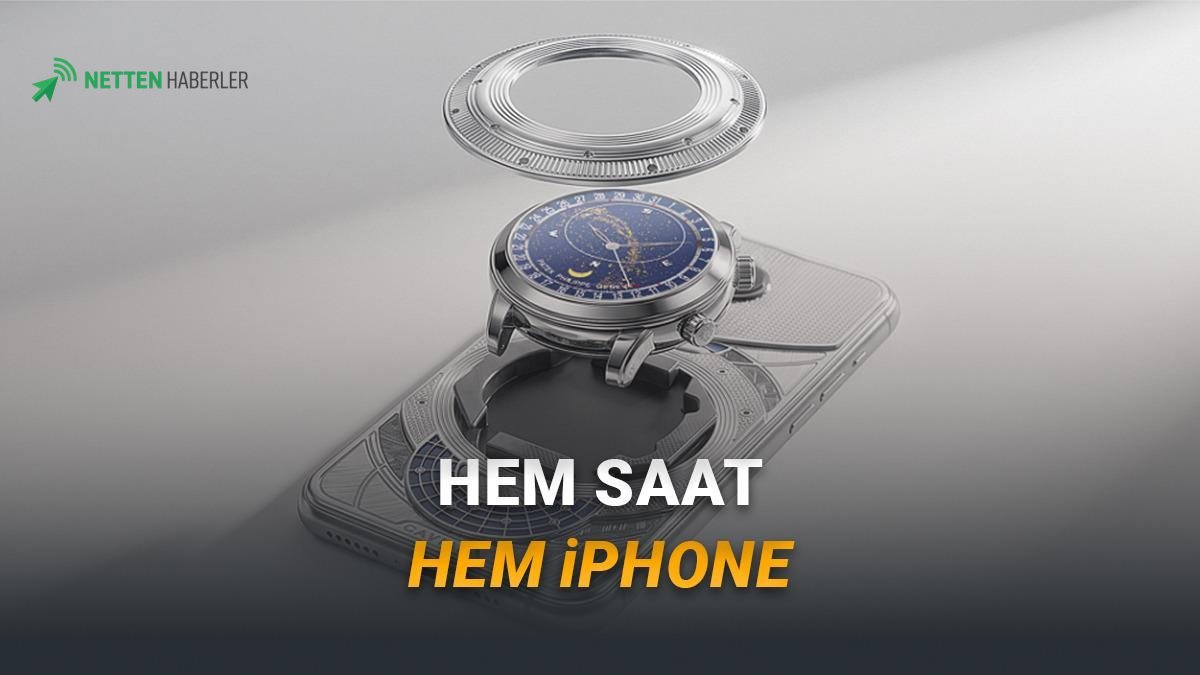 SAATİNİZ ARTIK CEBİNİZDE! Caviar'dan REKOR FİYATA SAHİP, Mekanik Saat Entegre iPhone Modelleri Tanıtıldı!