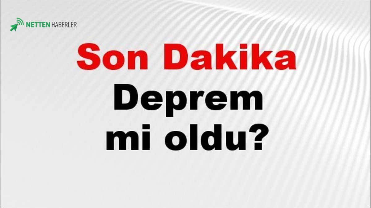 01 Haziran 2026 Türkiye Deprem Haritası: İstanbul, Ankara ve İzmir İçin Son AFAD ve Kandilli Verileri