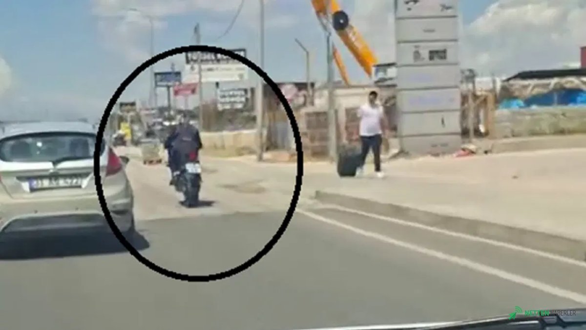 Tek Teker Üzerinde Nefes Kesen Yolculuk! Akılalmaz Tehlikeye 46 Bin TL Cezası Kesildi