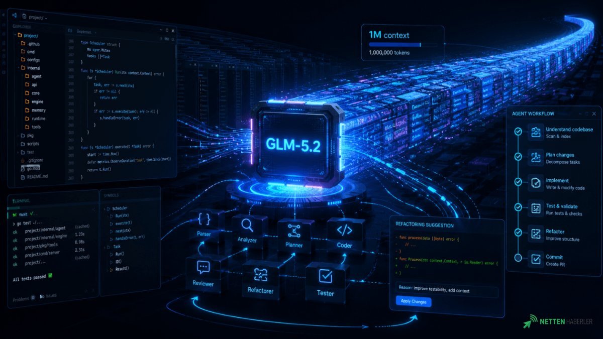 Yazılım Dünyası Sarsıldı: Tek Seferde 1 Milyon Token Anlayan Kodlama Devi GLM-5.2 Geldi!