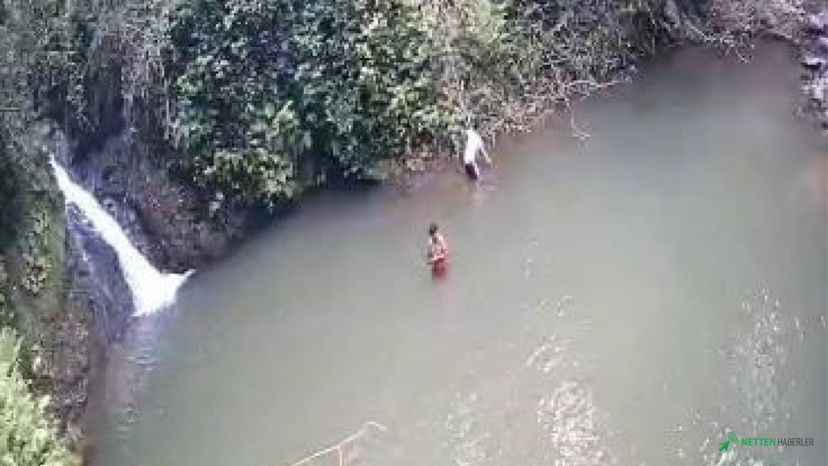 Artvin'de Serinlemek İstediler, Hayatları Karardı! Gölette Yaşanan Anların Güvenlik Kamerası Görüntüleri Ortaya Çıktı