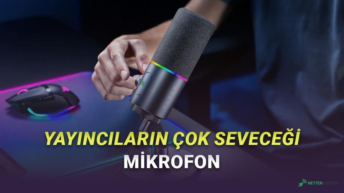 Razer'dan Yayıncılar ve Podcast Ustaları İçin Devrim Niteliğinde Mikrofon: Seiren V3 Pro İle Ses Kalitenizi Yeniden Tanımlayın!