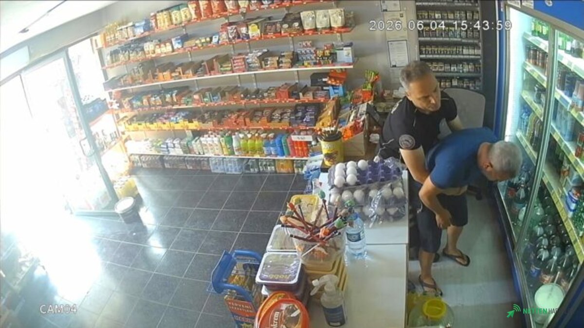 Bakkala Zor Anlar Yaşatan Şeker, Kahraman Polisin Dakikalar İçinde Yaptığı Müdahaleyle Çıktı: O Anlar Kamerada!